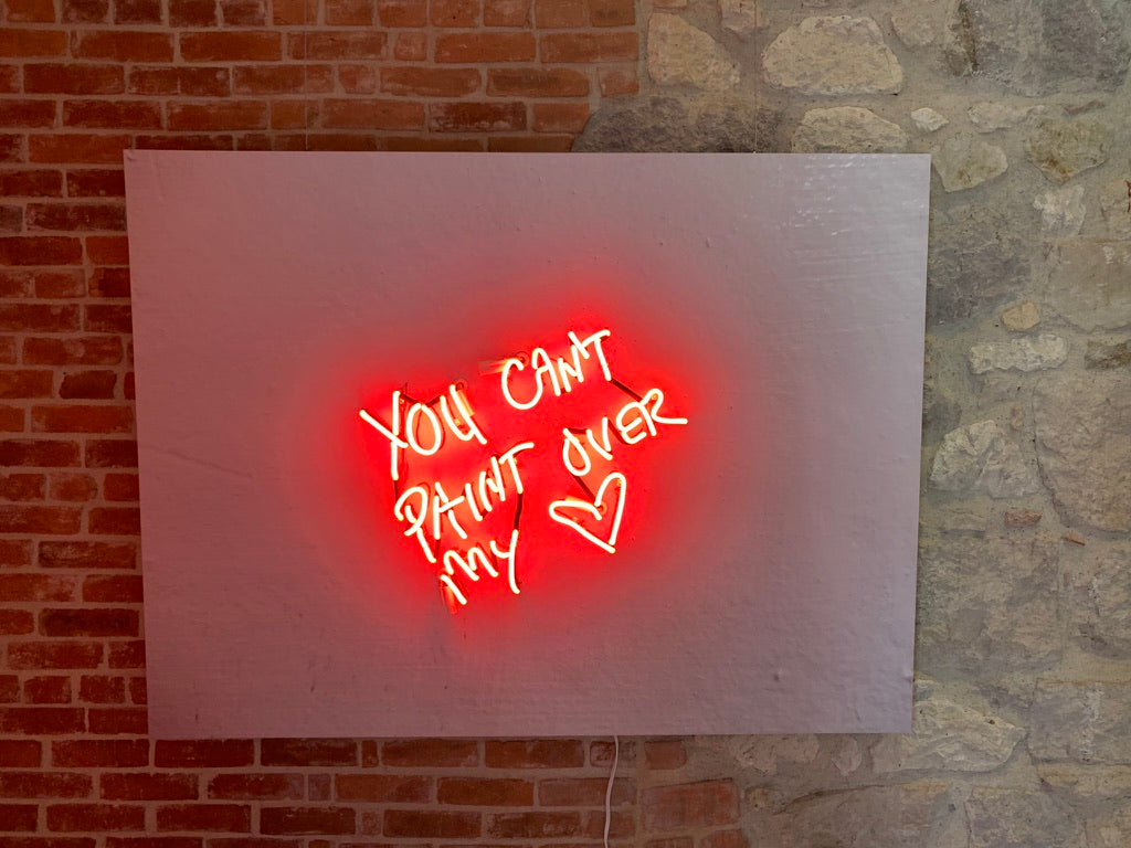 YOU CAN'T PAINT OVER MY HEART